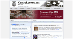 Desktop Screenshot of centrelectura.cat